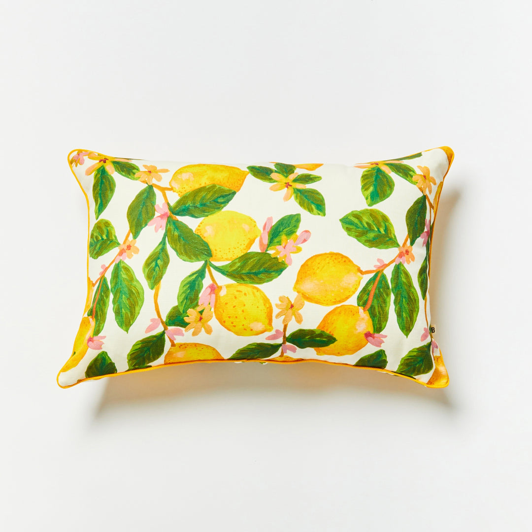 Bonnie & Neil Capri Yellow 60x40 Cushion