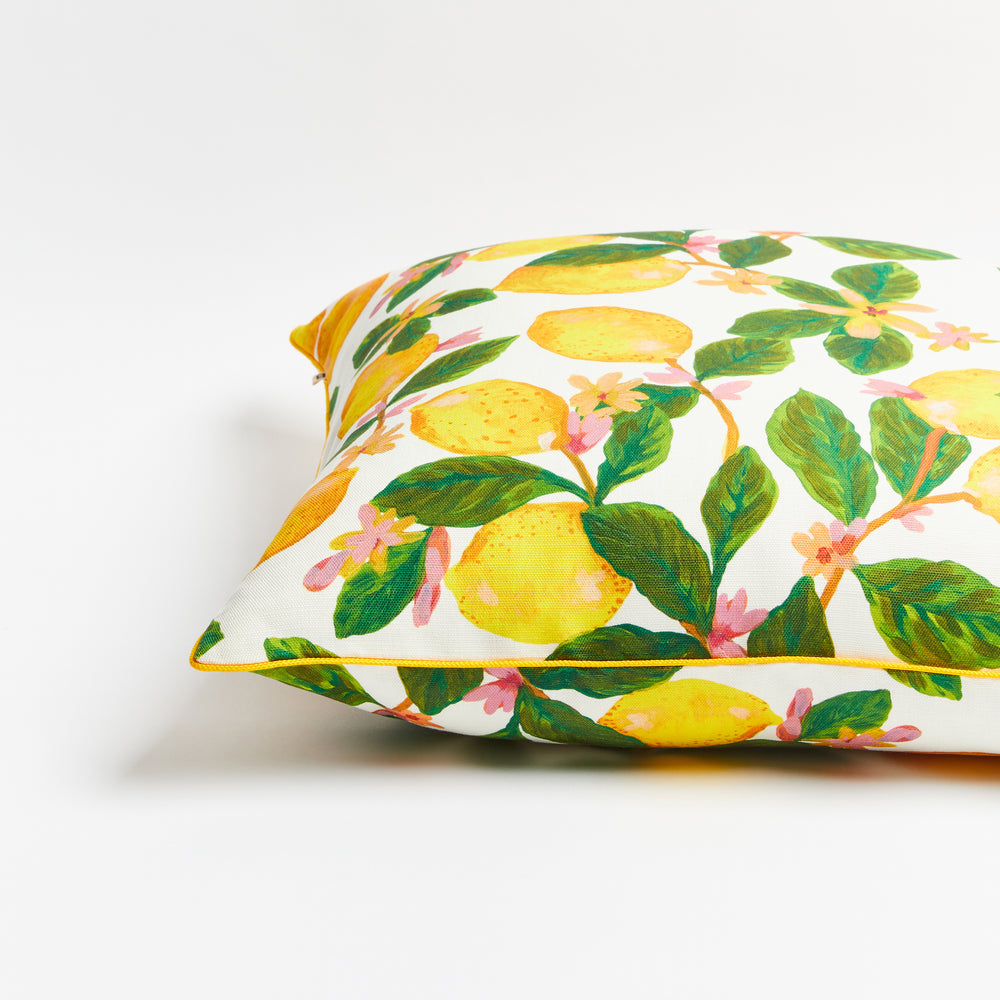 Bonnie & Neil Capri Yellow 60x40 Cushion