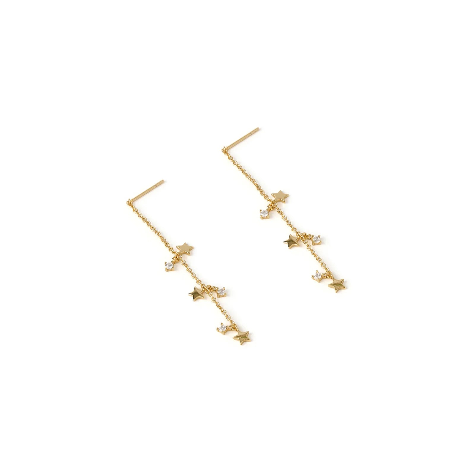 Arms of Eve Orion Threader Gold Earrings