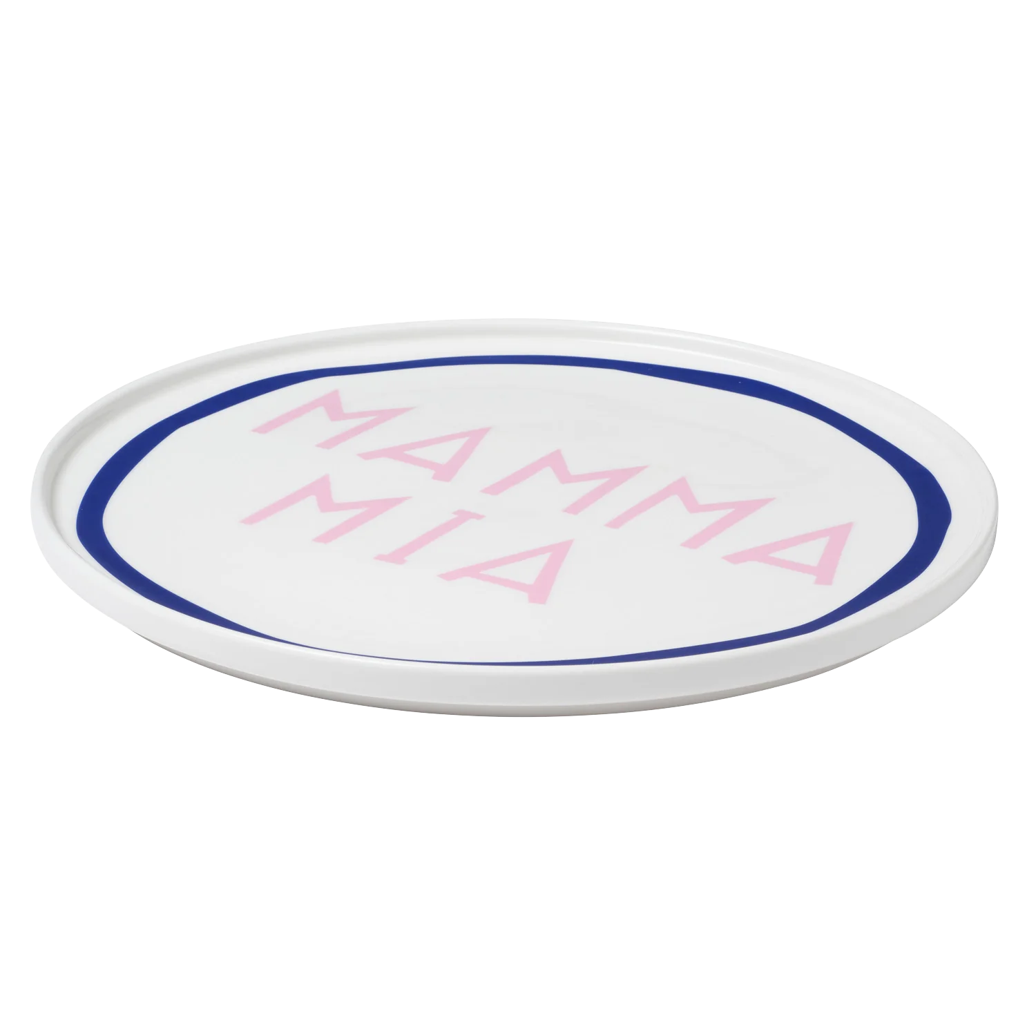 Round House Italian Words Plate