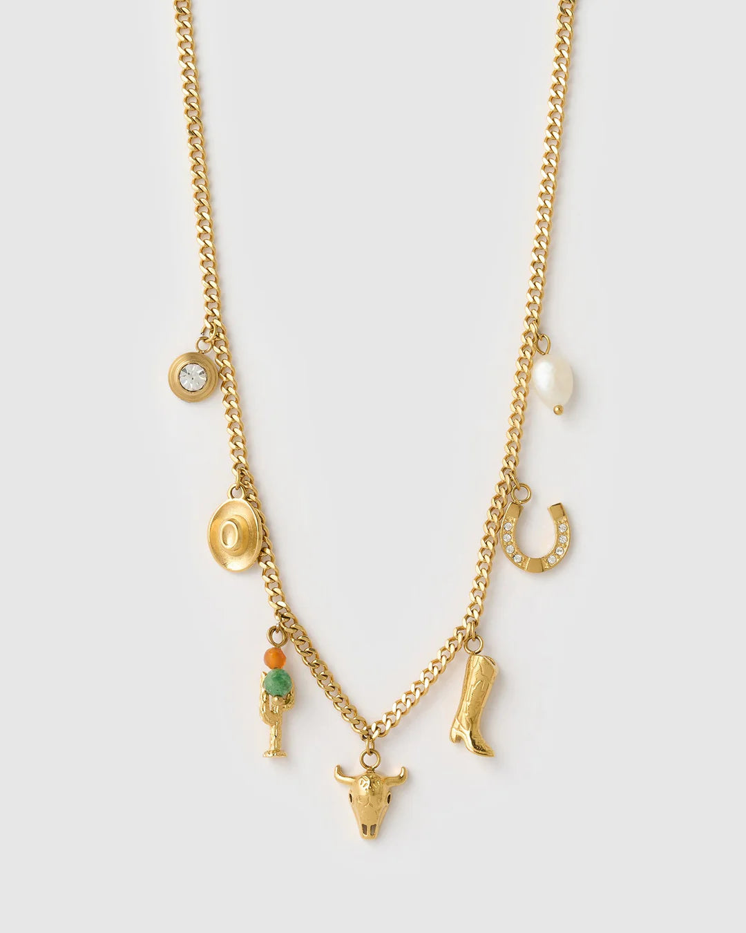 Arms Of Eve Rodeo Gold Charm Necklace