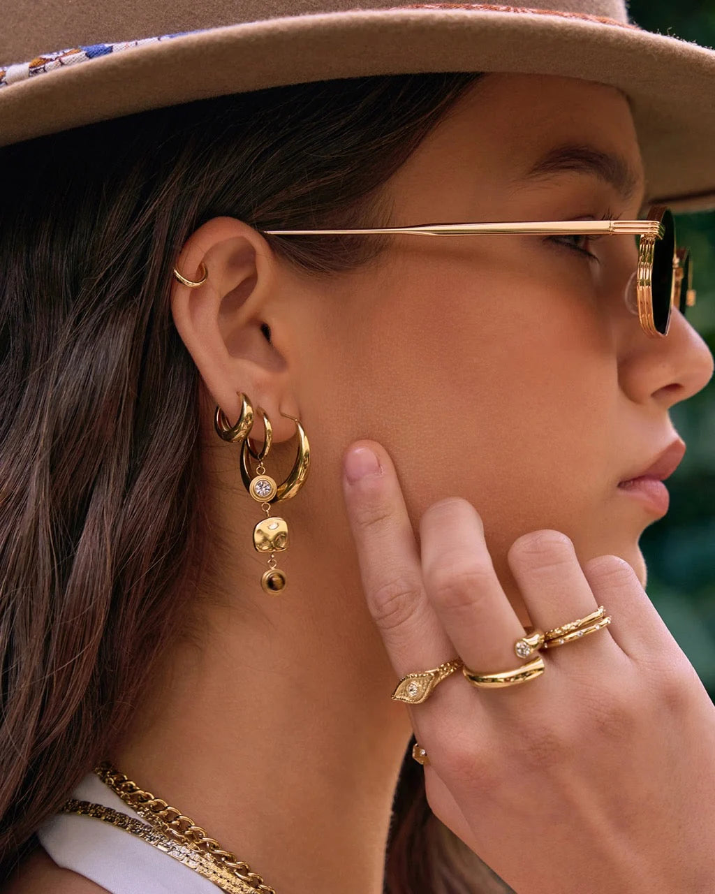 Arms of Eve Indie Gold Earrings