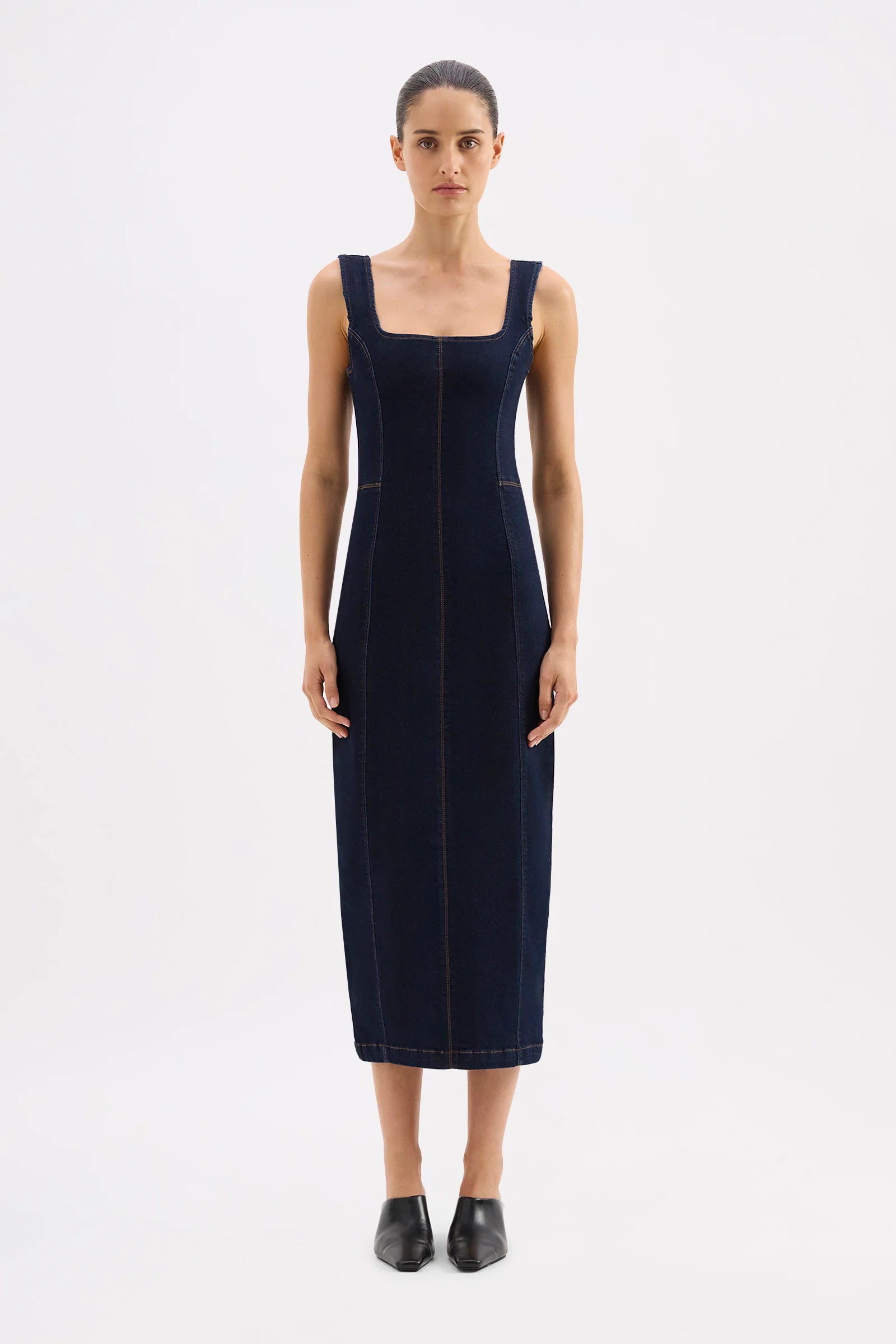 Nude Lucy Vita Denim Maxi Dress