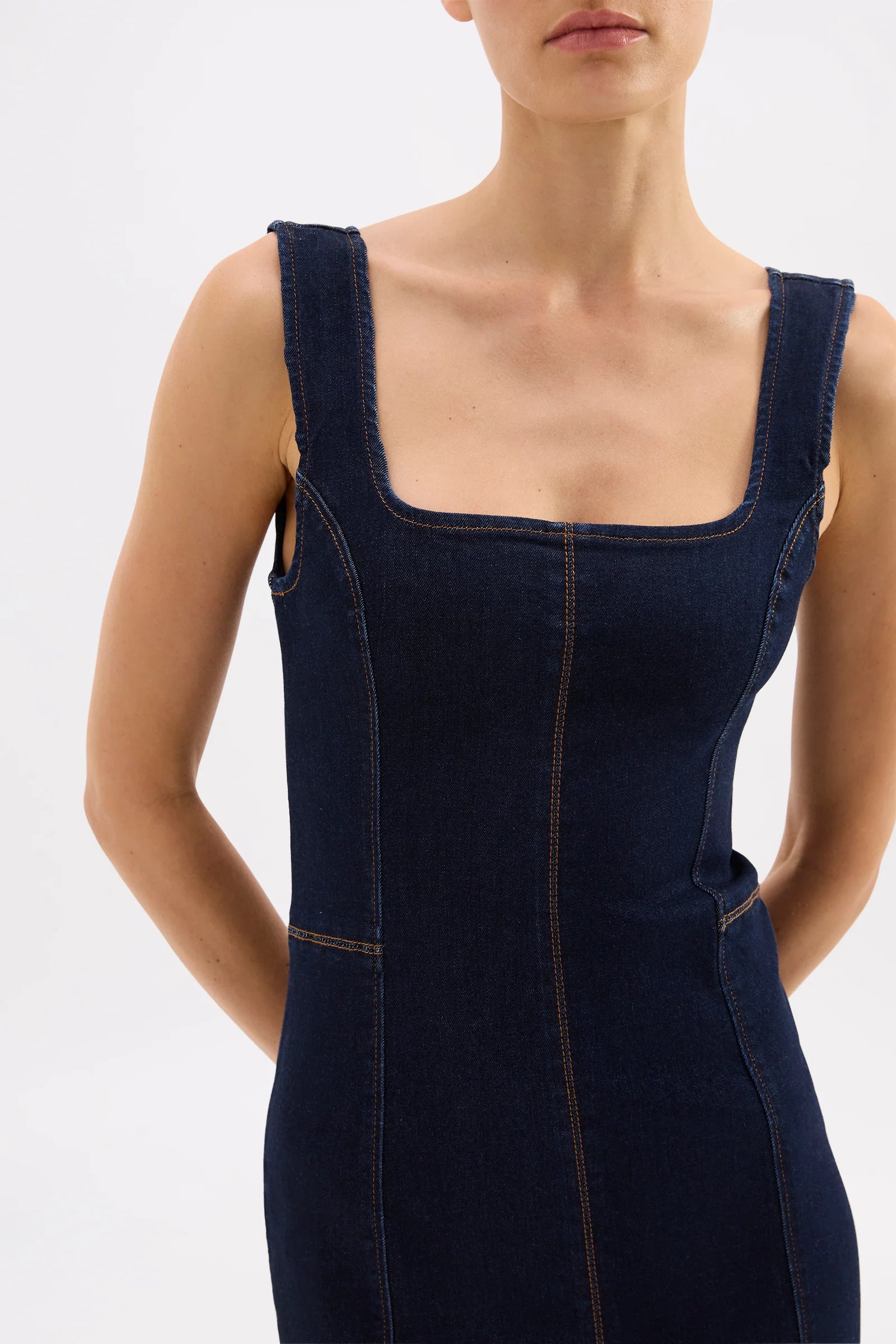 Nude Lucy Vita Denim Maxi Dress