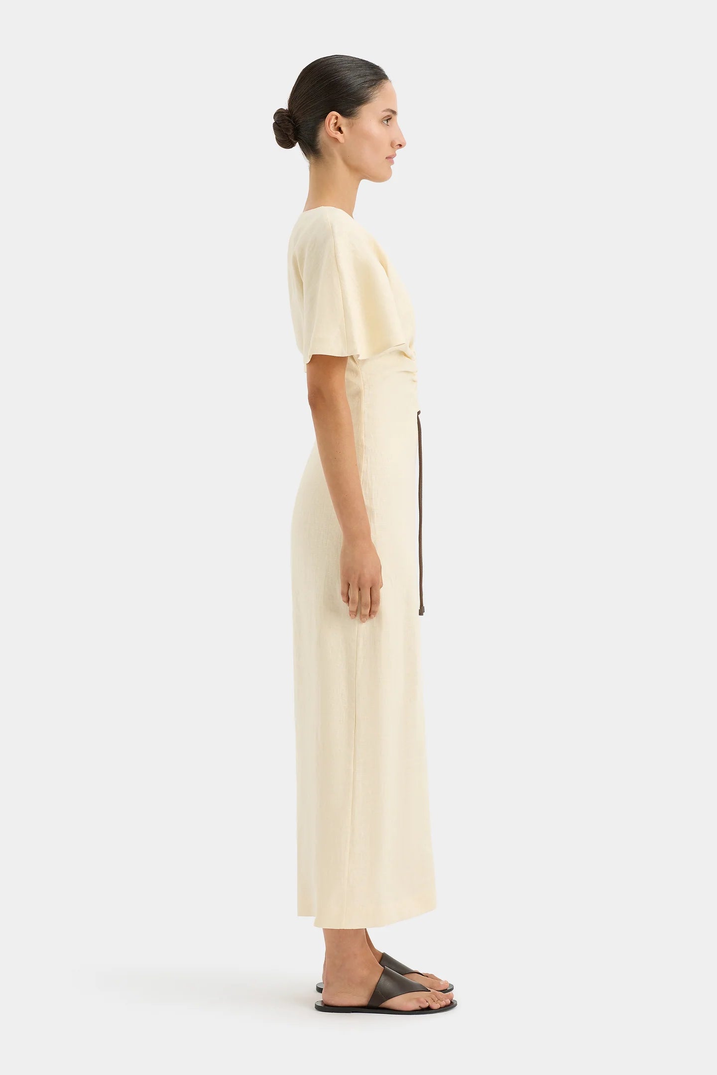 SIR. Josefina Corded V Neck Dress
