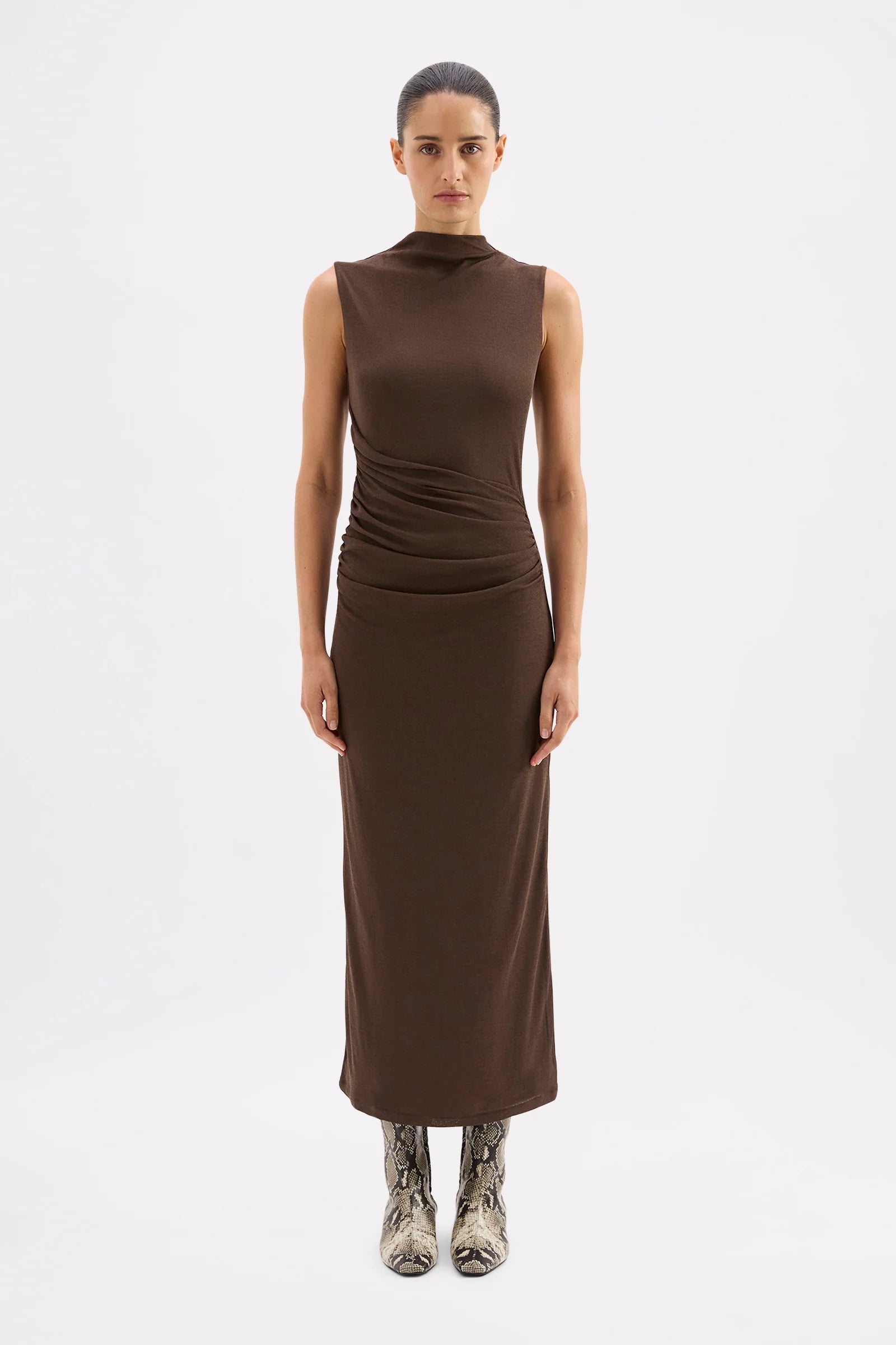 Nude Lucy Sara Mesh Maxi Dress