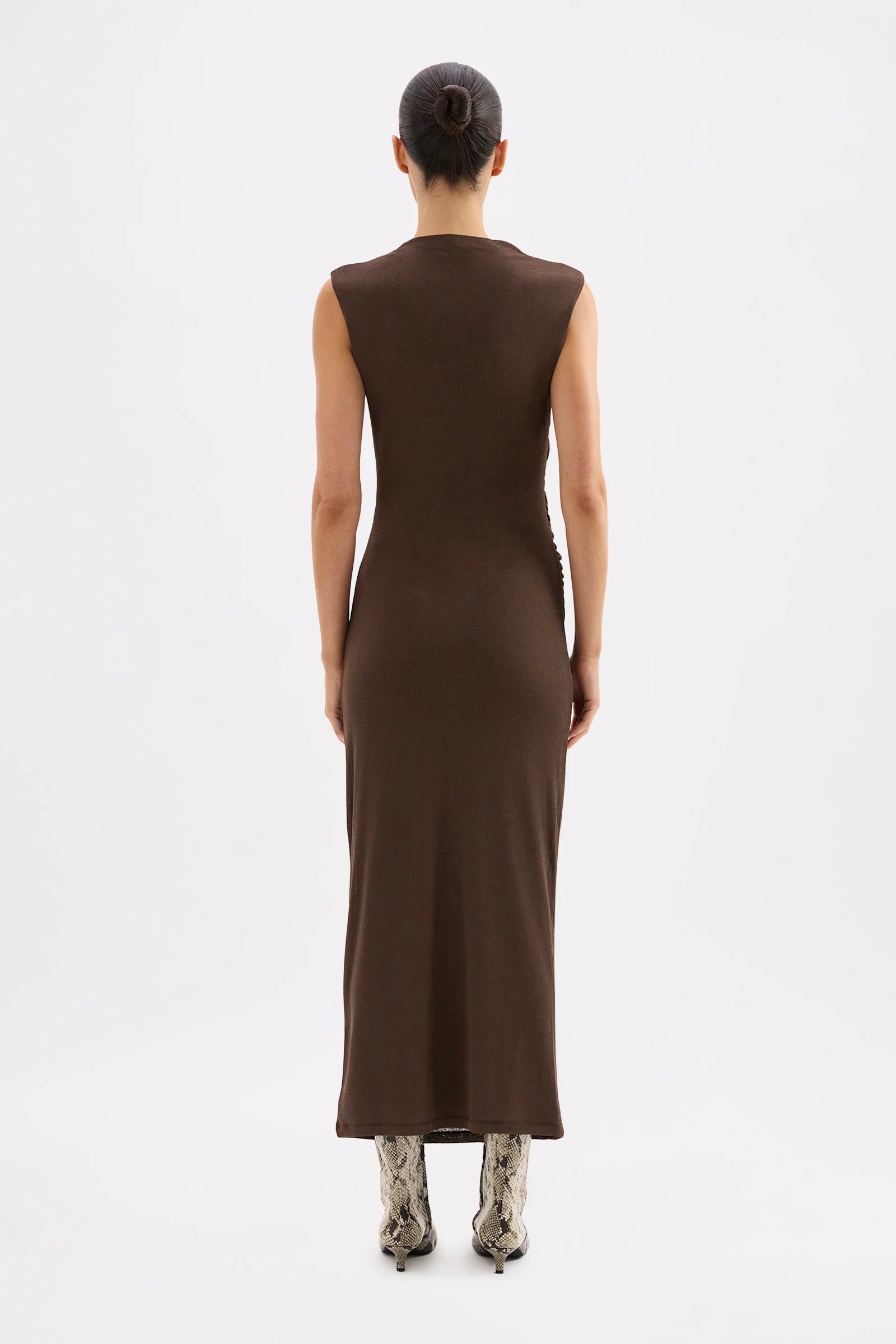 Nude Lucy Sara Mesh Maxi Dress