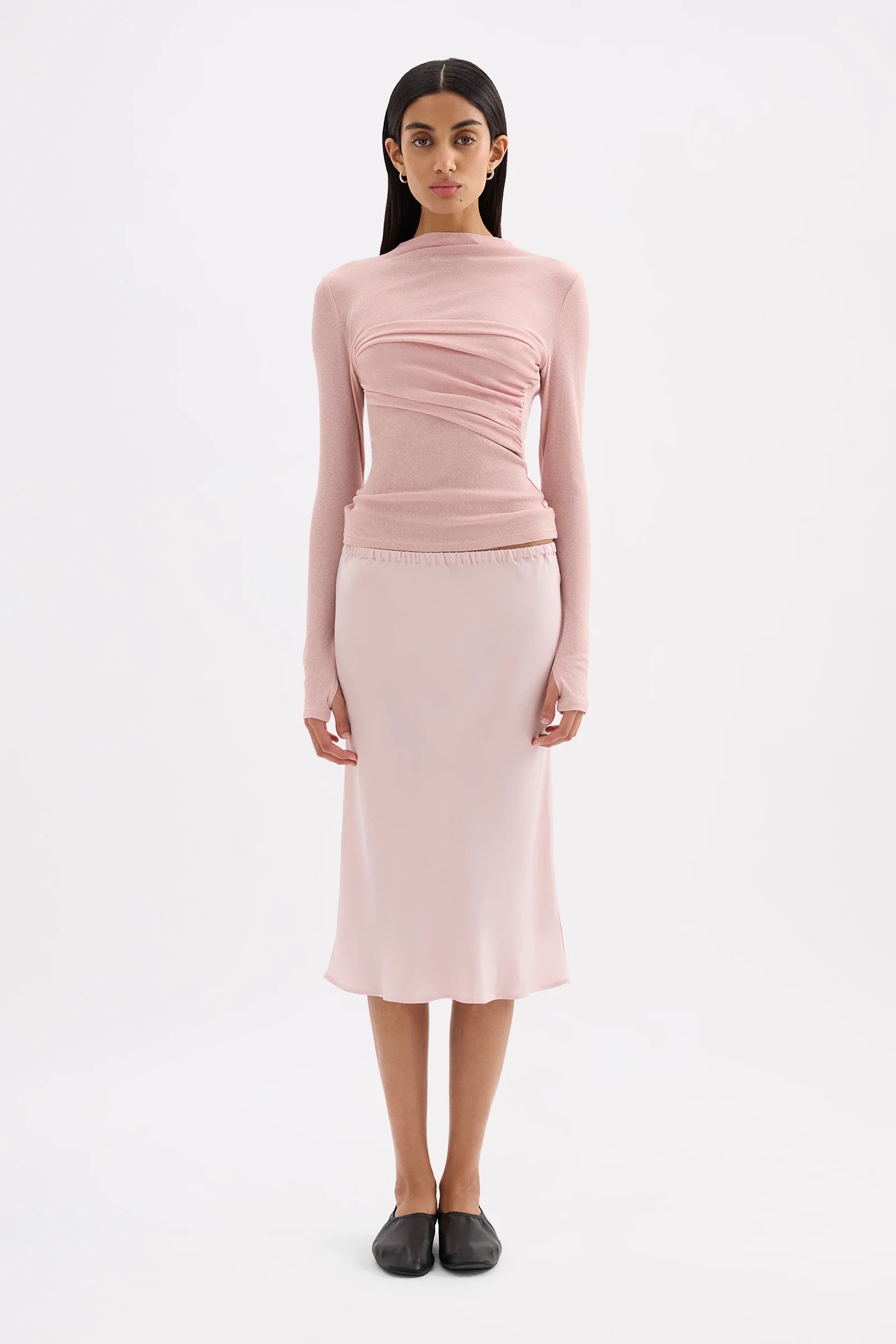 Nude Lucy Aster LS Mesh Top