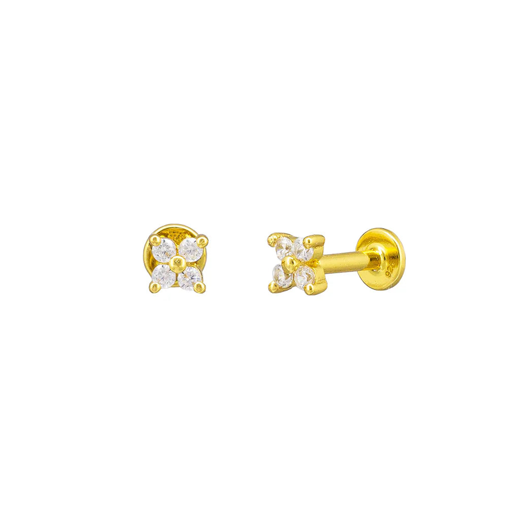 Jolie & Deen Diya Cartilage Studs Gold