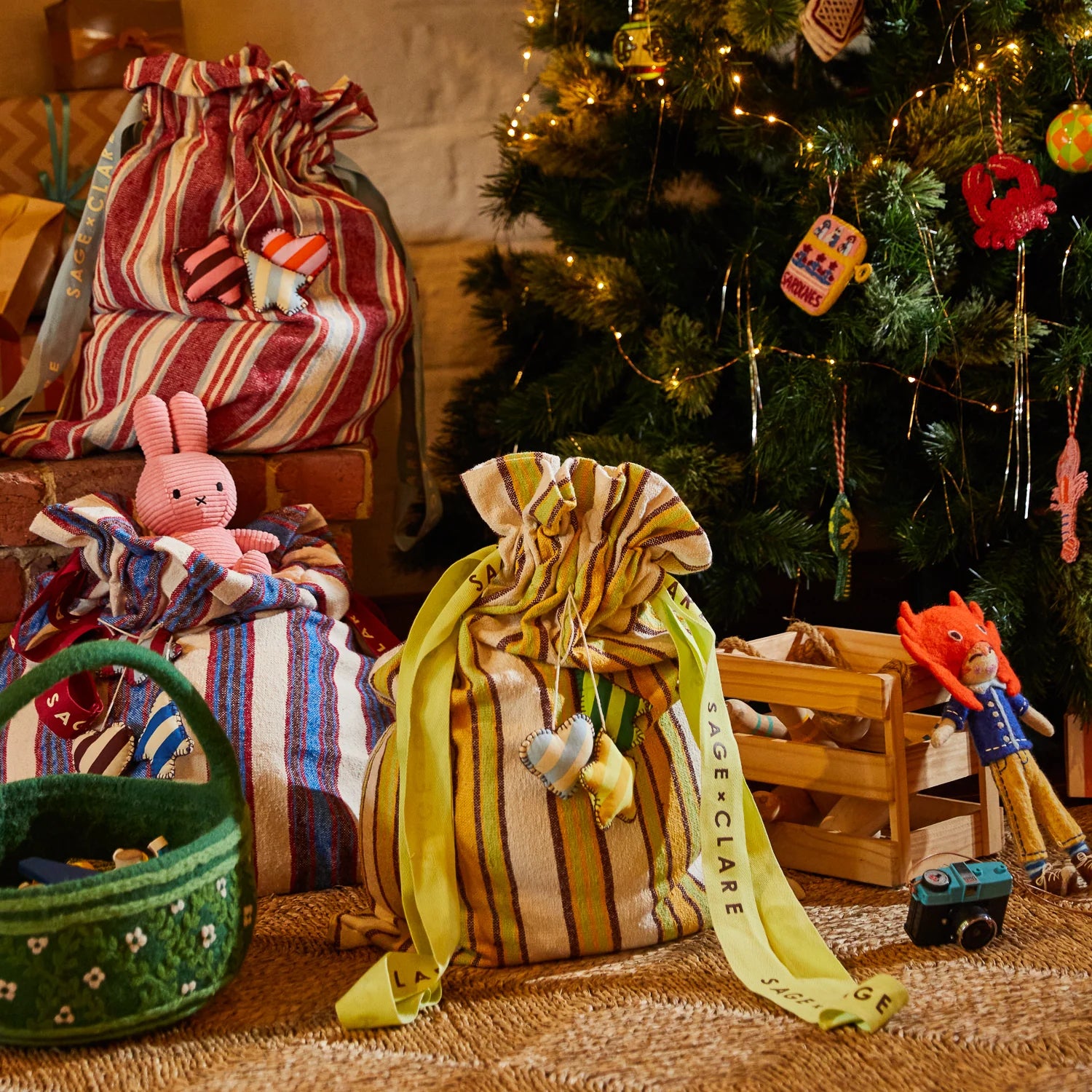 Sage x Clare Selene Santa Sack