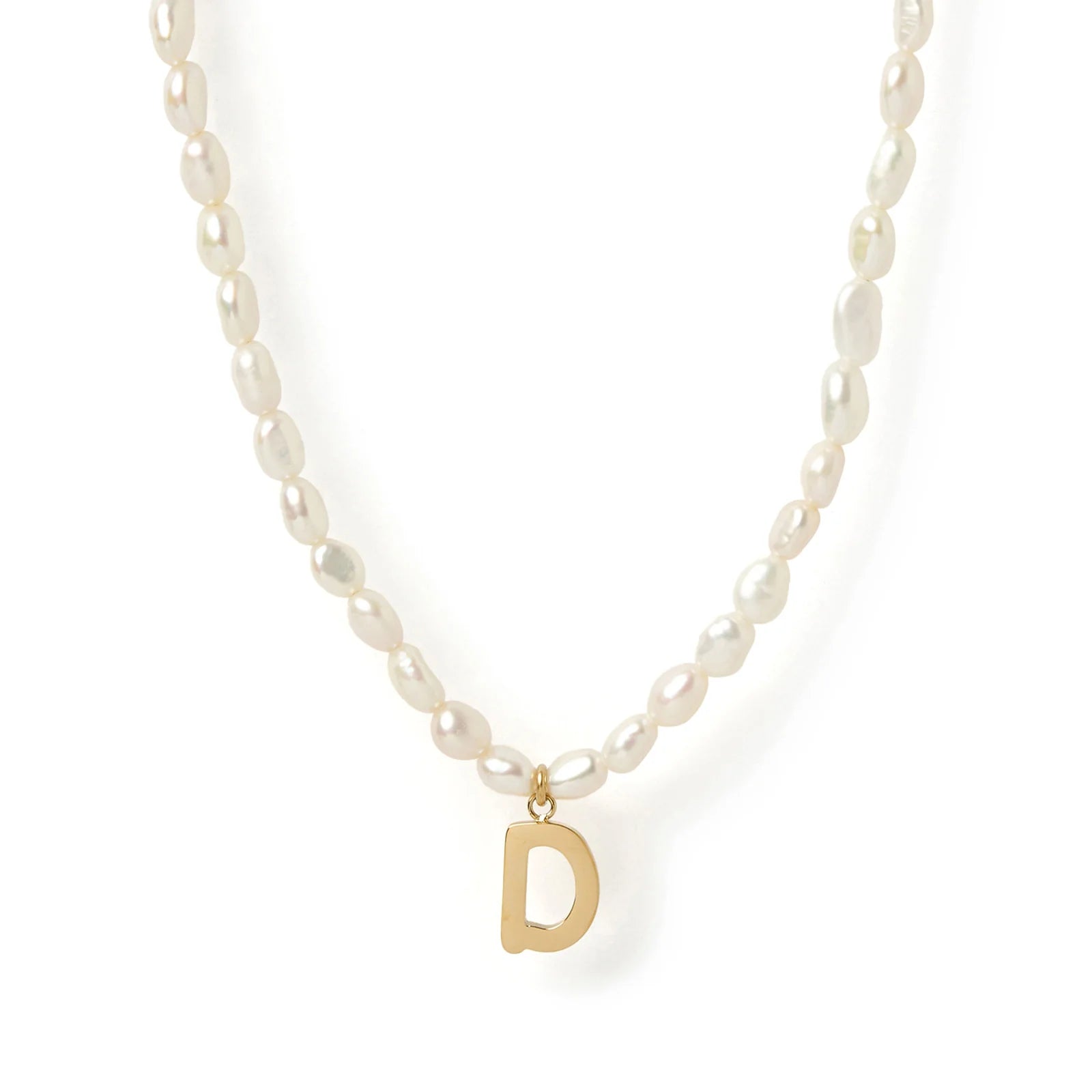 Arms of Eve Statement Letter Pearl Necklace