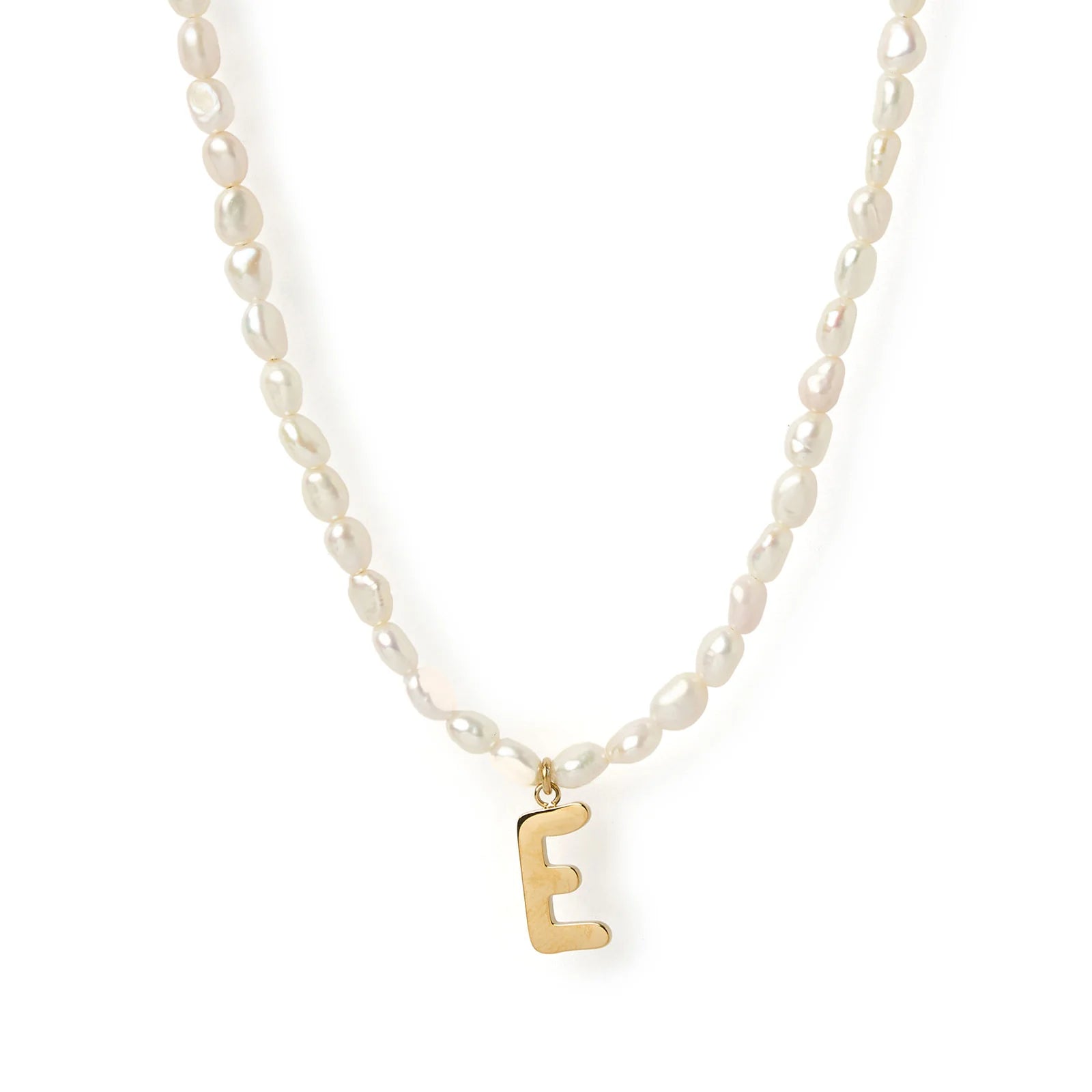 Arms of Eve Statement Letter Pearl Necklace
