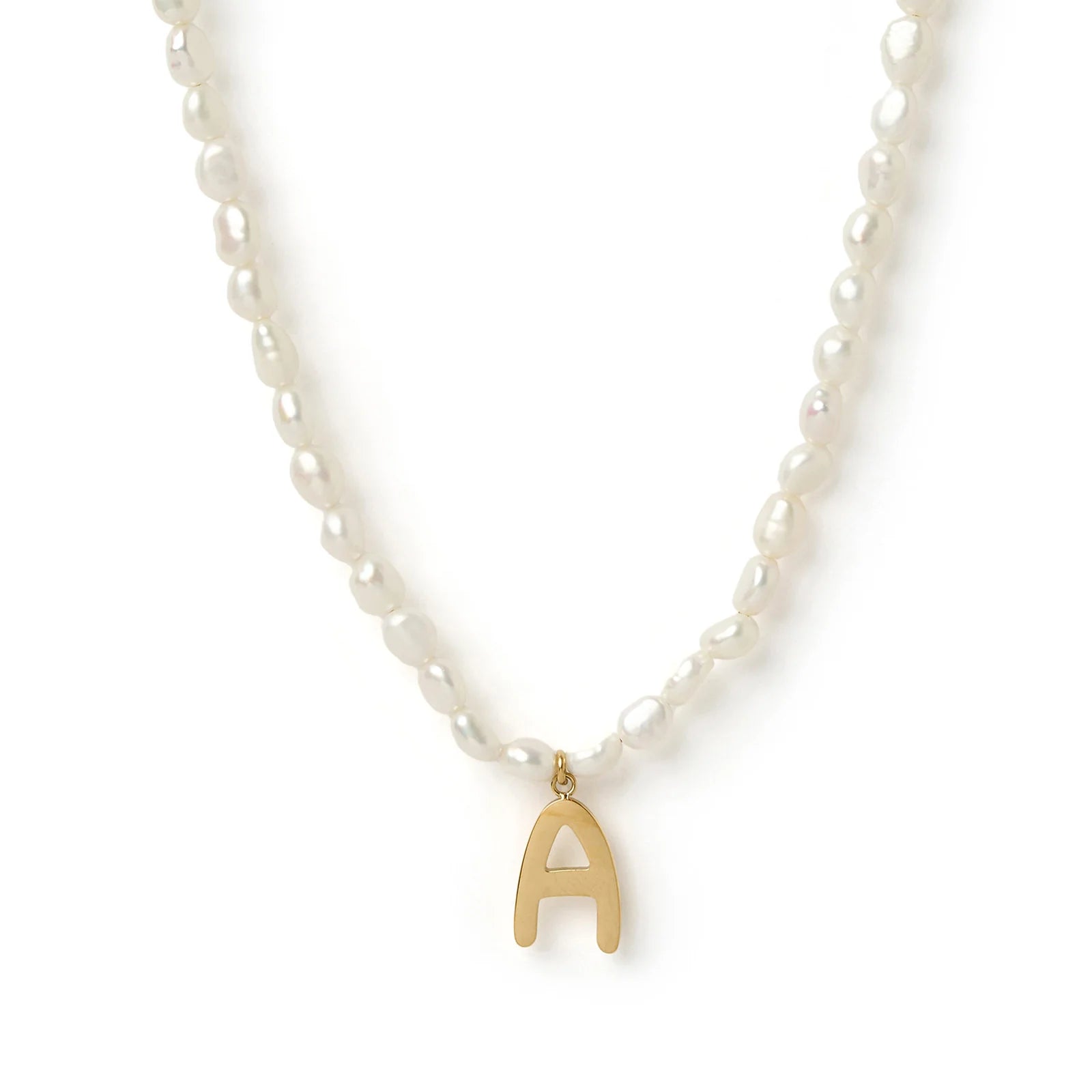 Arms of Eve Statement Letter Pearl Necklace