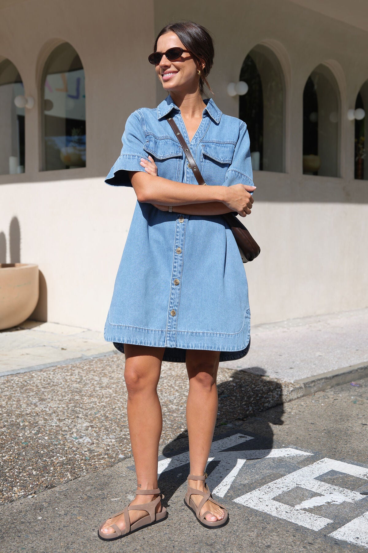 Ceres Life Sammy Relaxed Shirt Dress