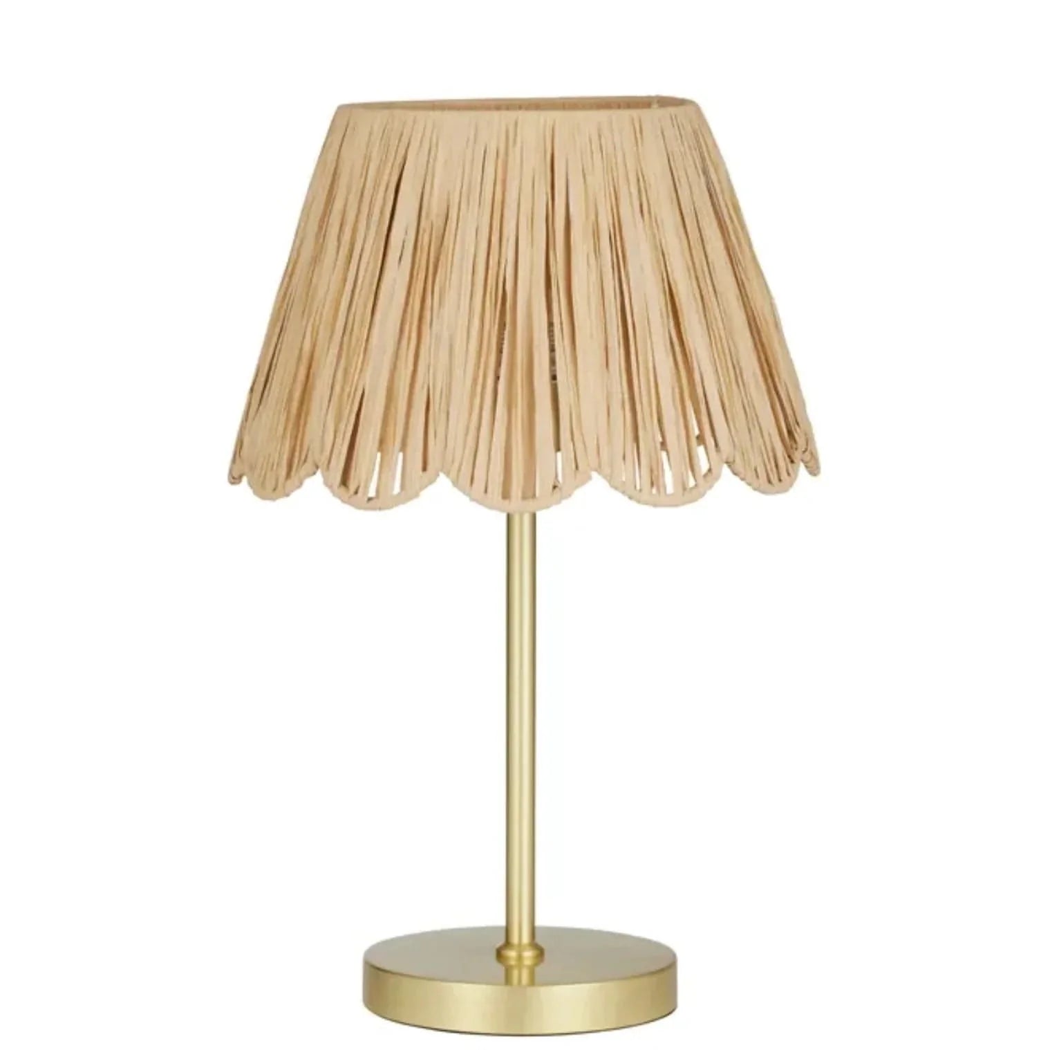 Sanita Metal/Raffia Table Lamp