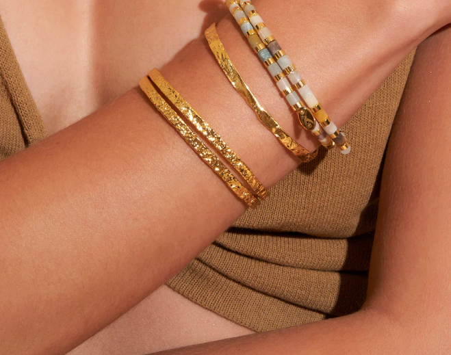 Arms Of Eve Elodi Gold Cuff Bracelet