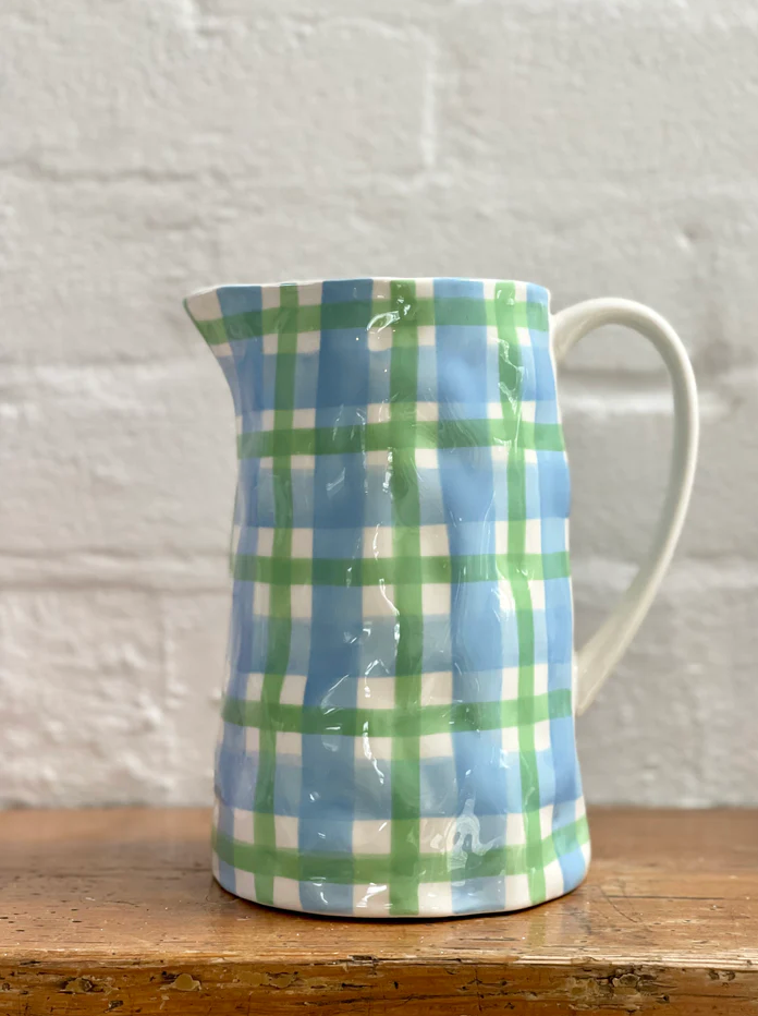 Noss & Co Medium Gingham Jug