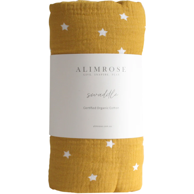 Alimrose Muslin Swaddle Starry Night