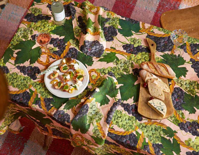 Kip & Co The Vine Linen Tablecloth