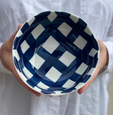 Noss Small Gingham Bowl