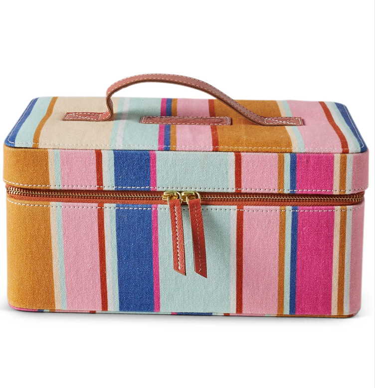 Kip & Co Jaipur Stripe Toiletry Case