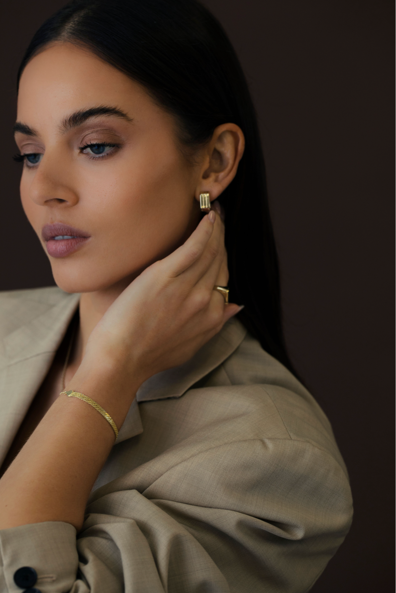 DHAHAB Eden Hoop Earrings