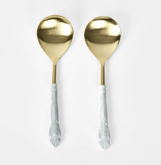 Enamel Serving Spoons S/2