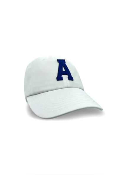 Shore Club College Letter Cap White