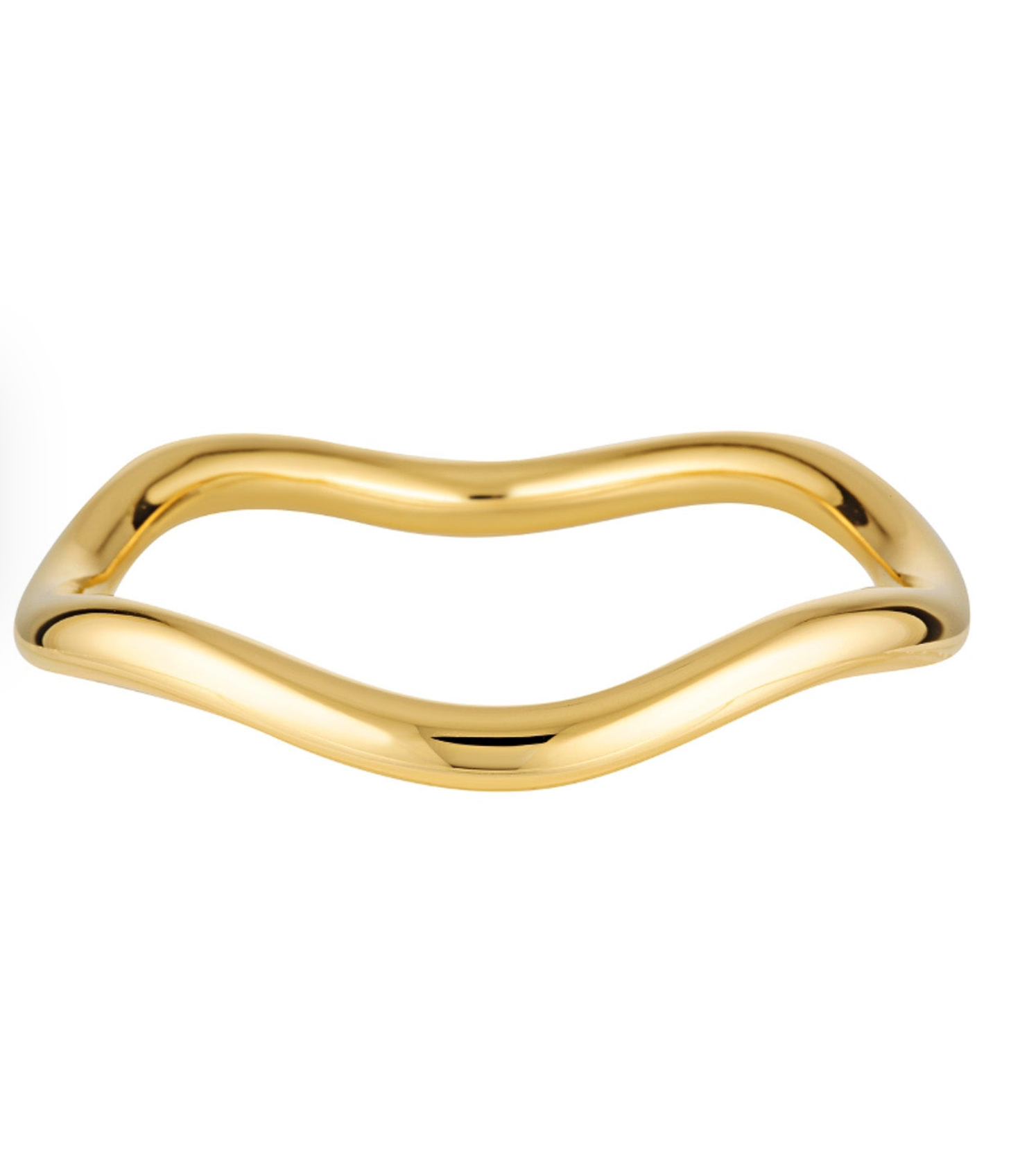 Porter Chubby Wave Bangle Gold