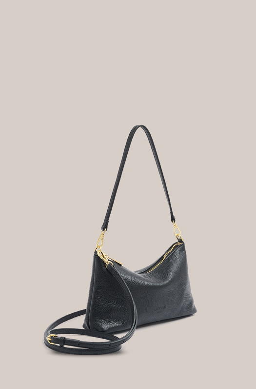 Vestirsi Ashley Black Leather Crossbody Bag