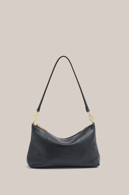 Vestirsi Ashley Black Leather Crossbody Bag