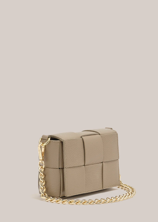 Vestirsi Margot Mini Leather Woven Bag