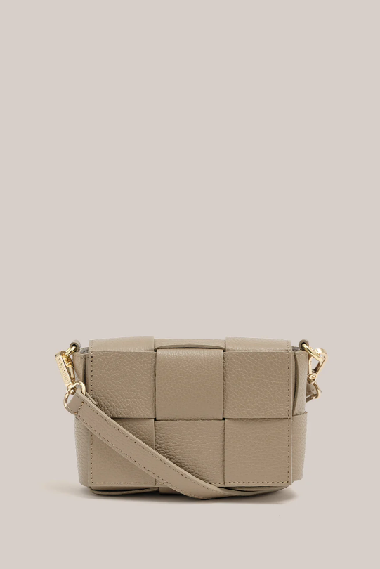 Vestirsi Margot Mini Leather Woven Bag