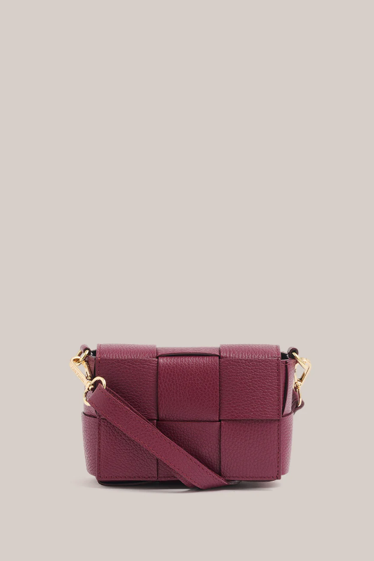 Vestirsi Margot Mini Leather Woven Bag