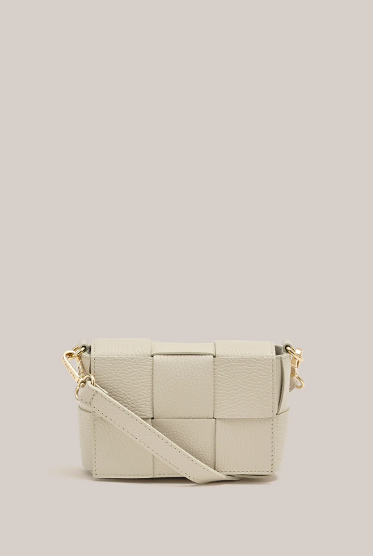 Vestirsi Margot Mini Leather Woven Bag