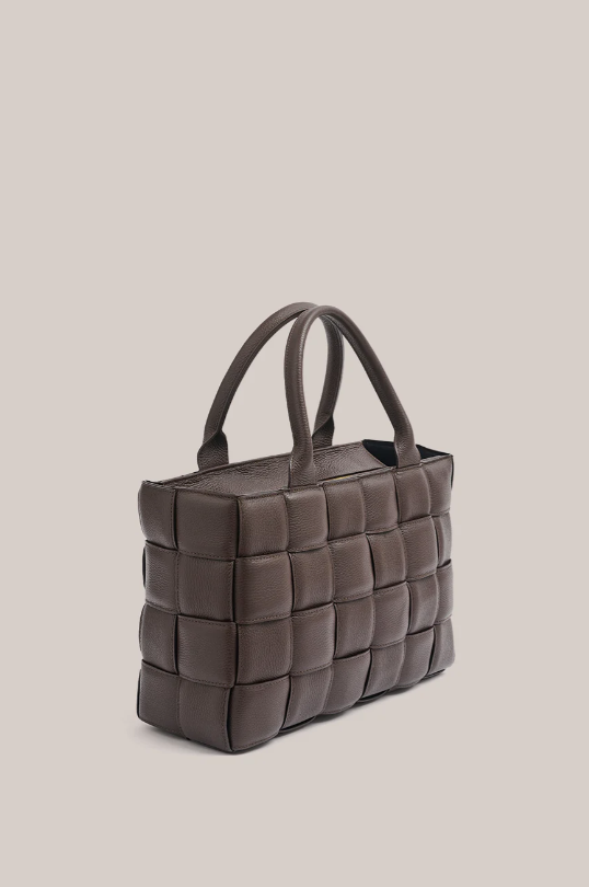 Vestirsi Margot XL Chocolate Woven Tote