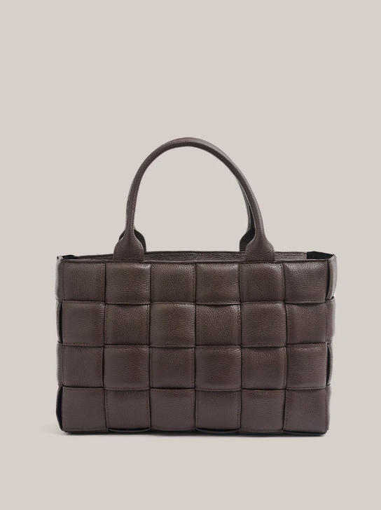 Vestirsi Margot XL Chocolate Woven Tote