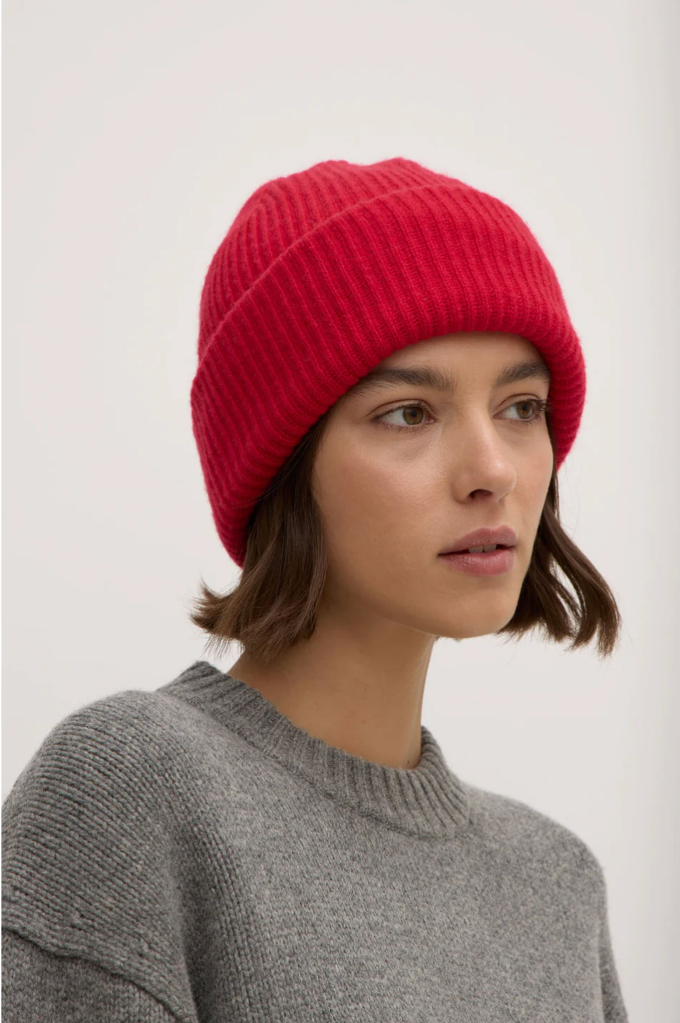 Assembly Label Wool Cashmere Rib Beanie