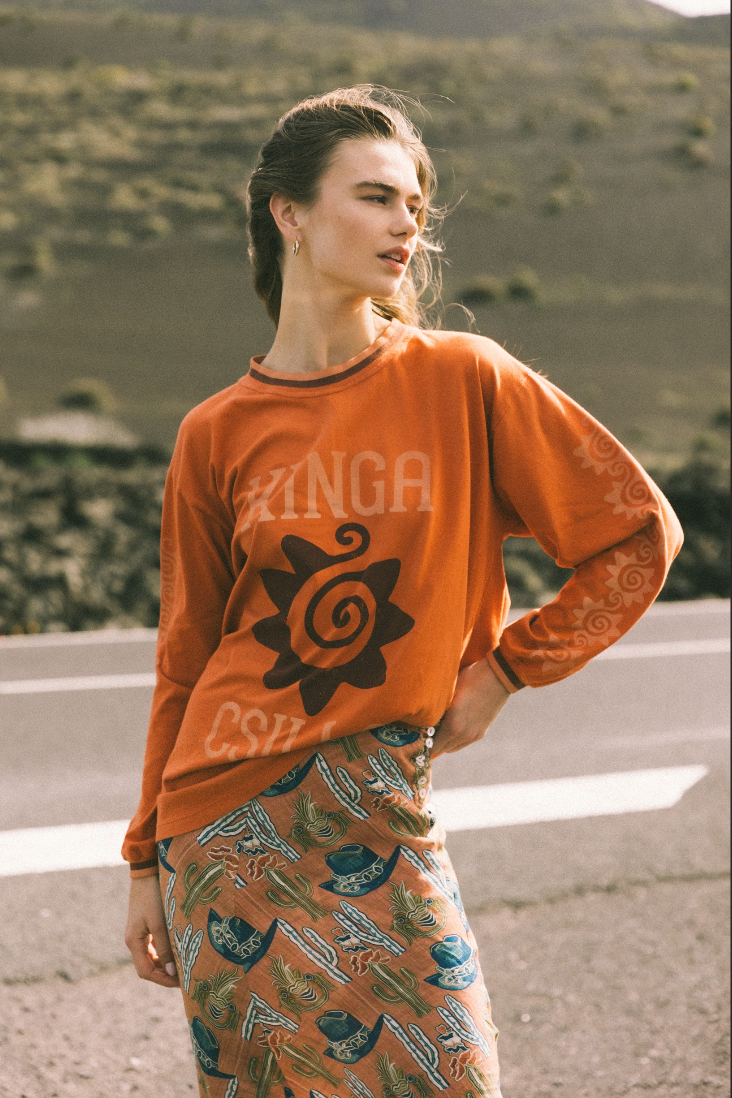 Kinga Csilla Agave Roses Tee