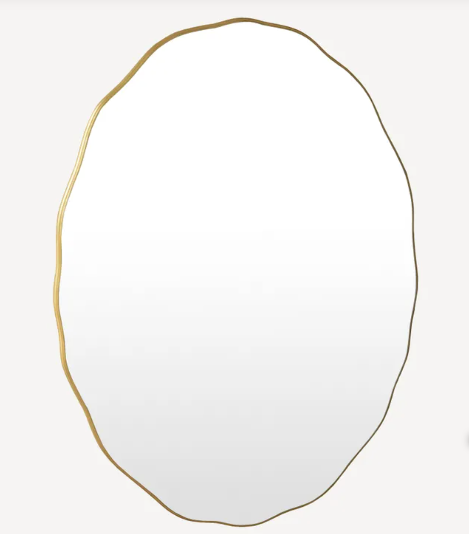 Wave Oval Mirror Large