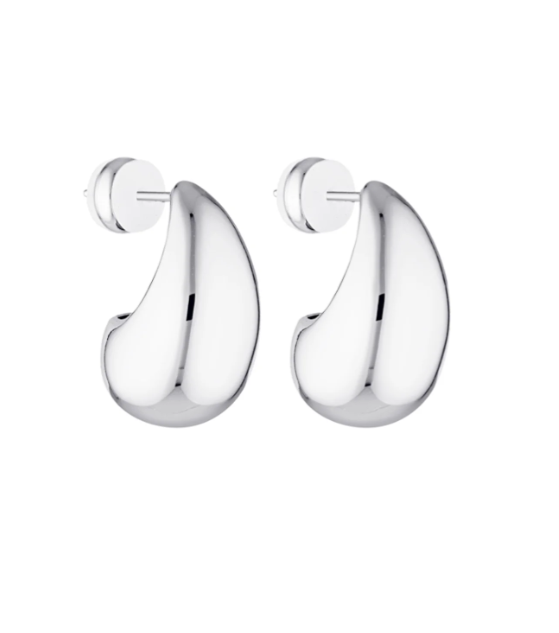 Porter Baby Blob Earrings Silver