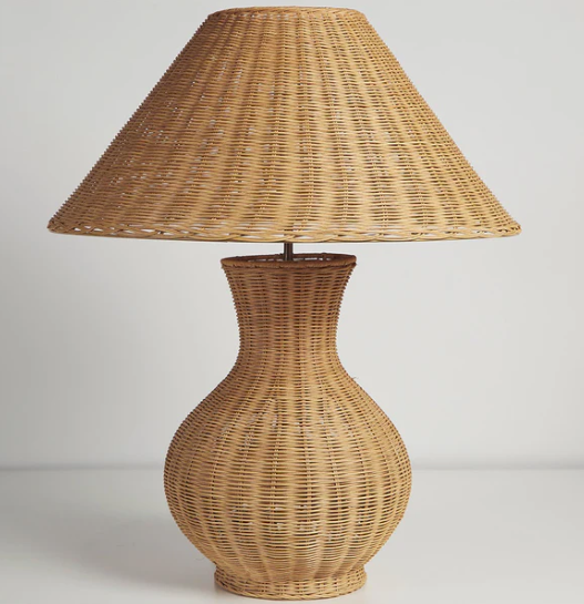 Parasol Lamp Rattan
