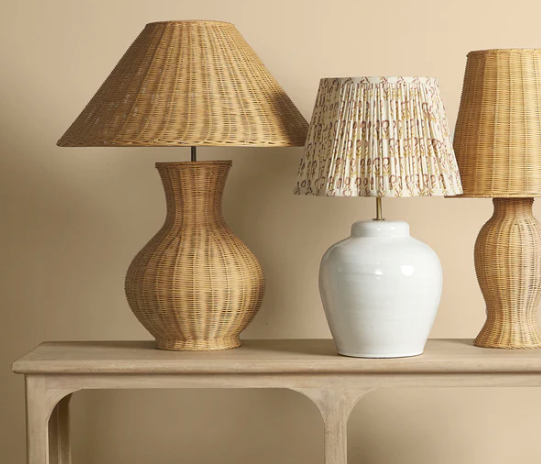 Parasol Lamp Rattan