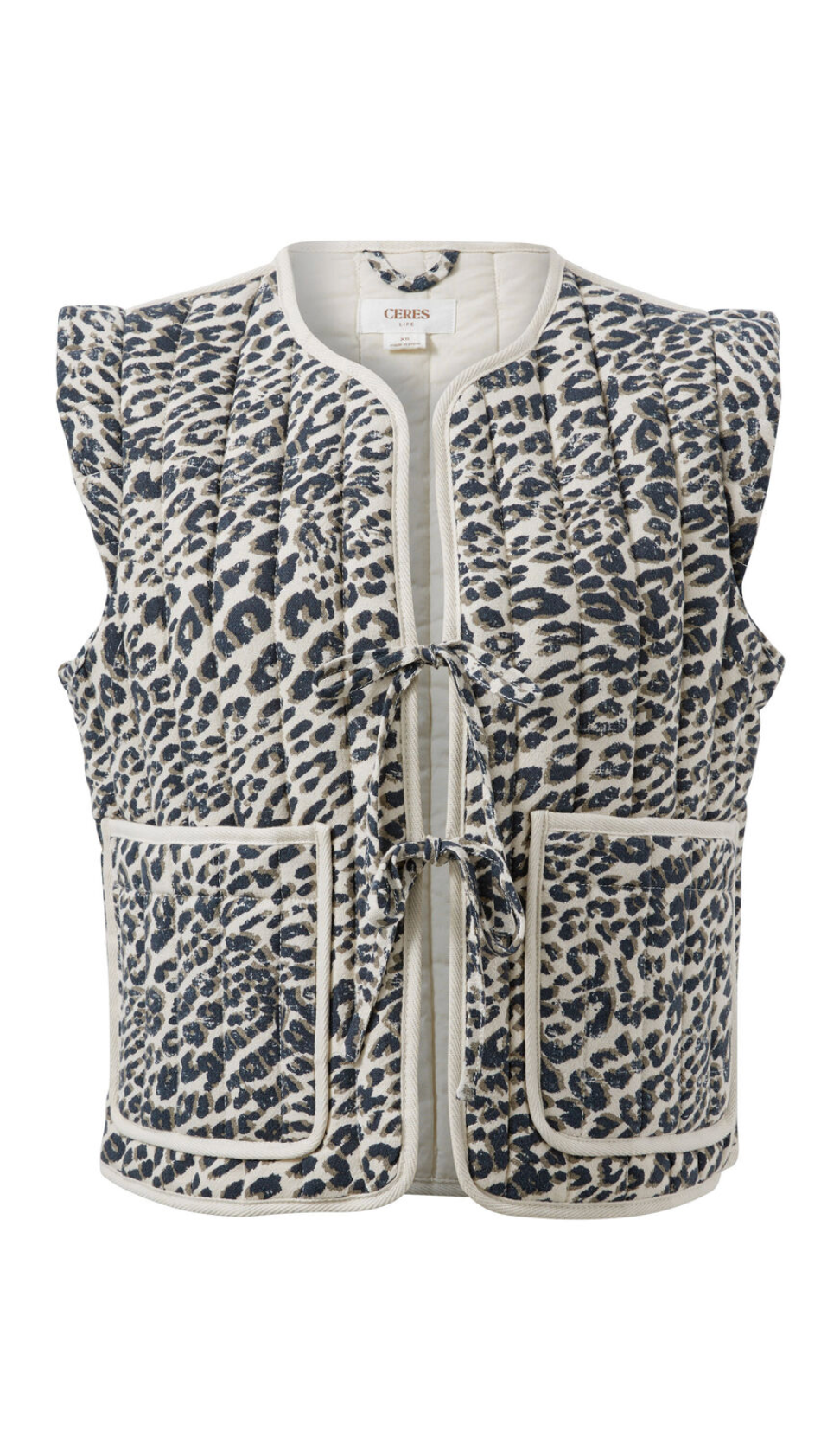 Ceres Tie Quilted Vest