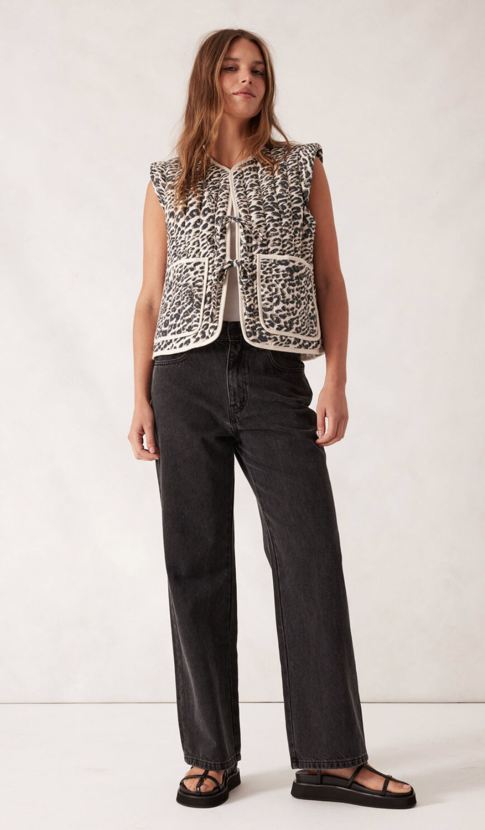 Ceres Tie Quilted Vest
