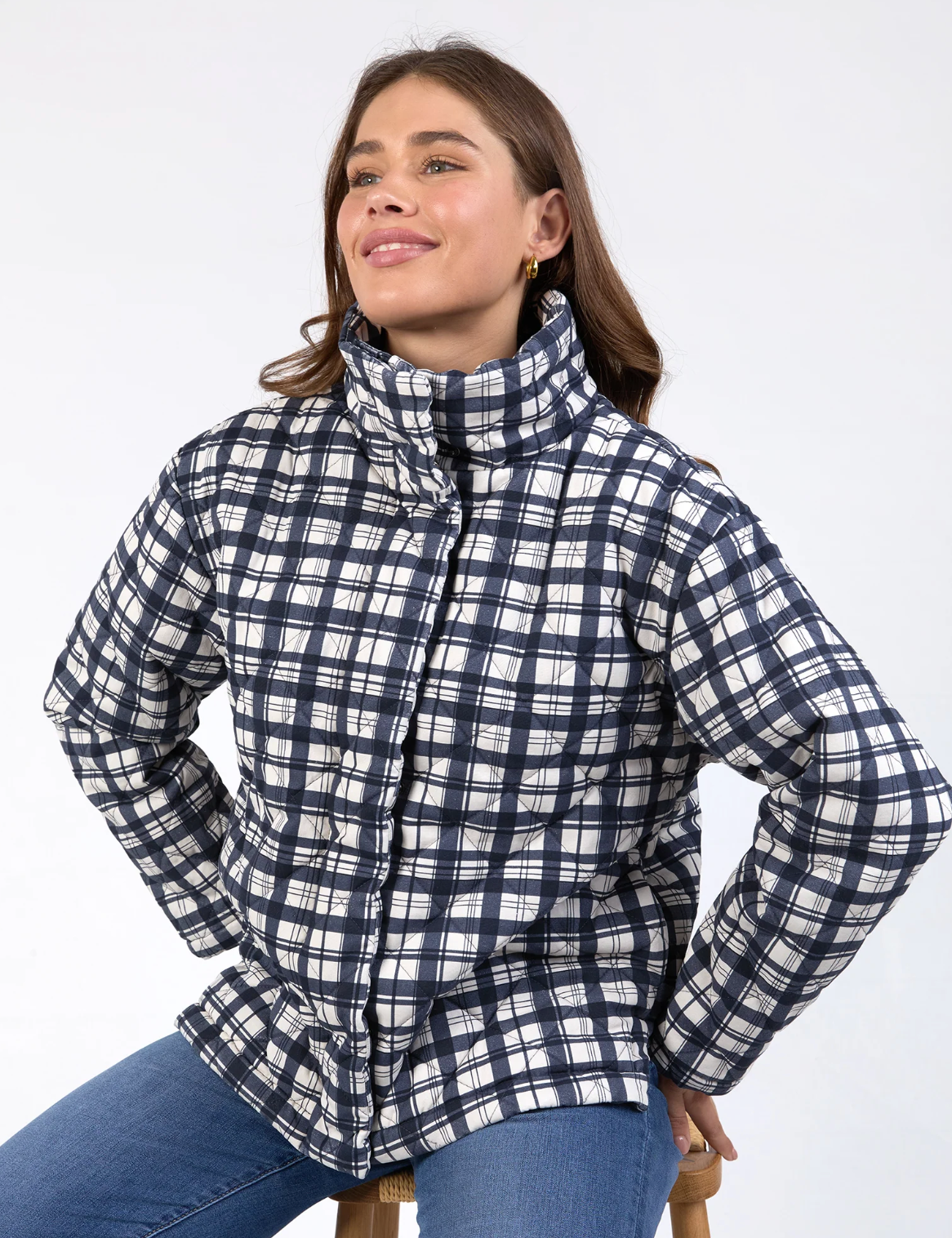 Elm Clea Check Jacket