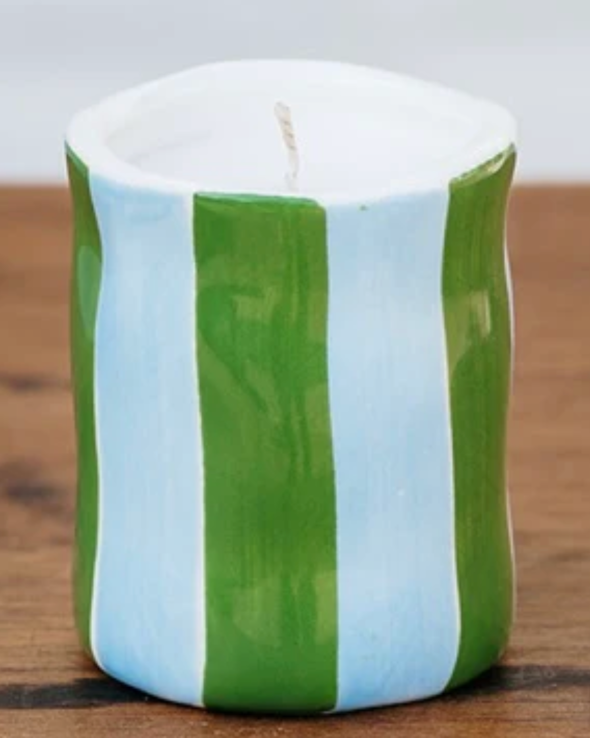 Noss & Co Stripe Candle English Pear