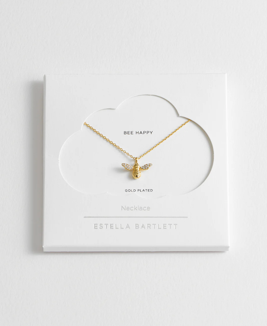 Estella Bee Necklace Sparkle Wings