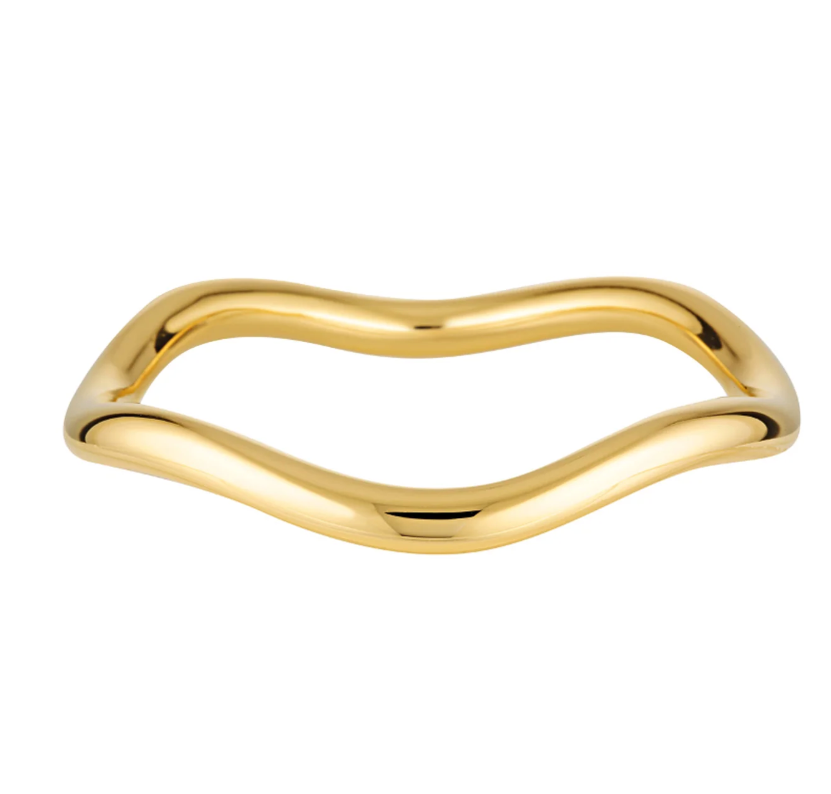 Porter Chubby Wave Bangle Gold
