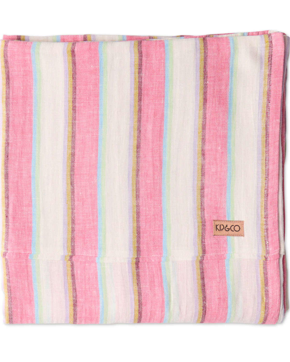 Kip & Co Rose Water Linen Flat Sheet